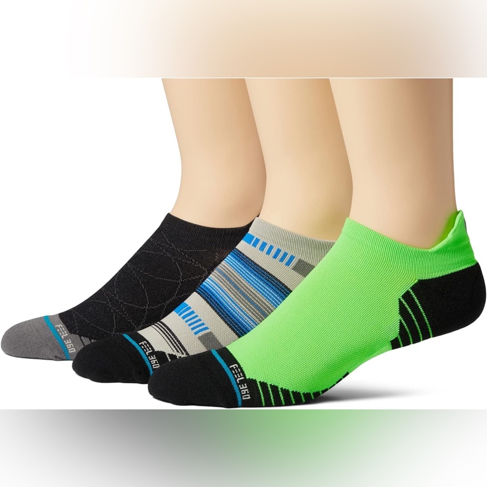 New Stance Performance Tab Socks Large 3 Pack